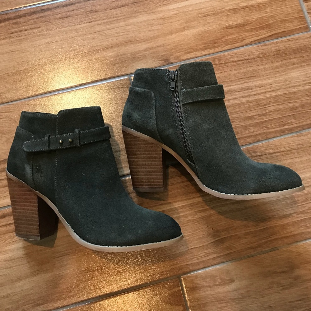 Green Sole Society Booties